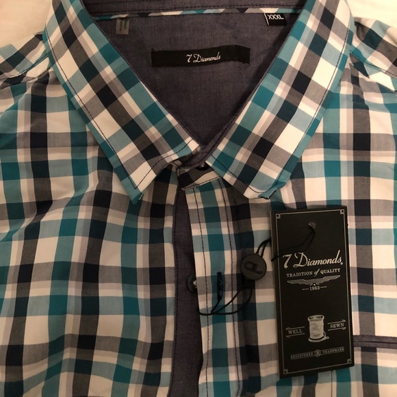 7 Diamonds button down - Picture 2 of 2